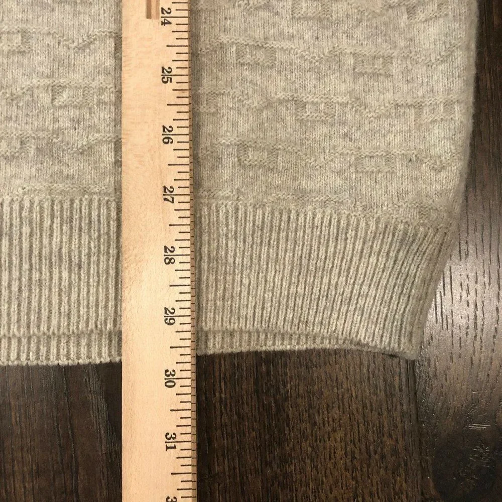 Vintage Oster Size 42 Wool Sweater Vest Beige Tan‎ V Neck Grandpa